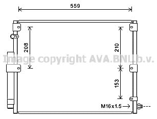 AVA QUALITY COOLING Конденсатор, кондиционер TO5617D